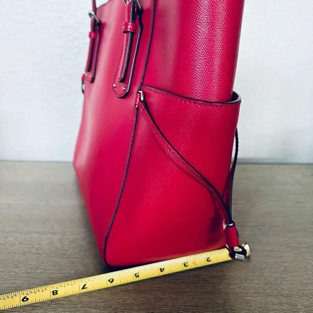 NWOT Michael Kors Pink Raspberry Voyager Tote Shoulder Bag Purse
